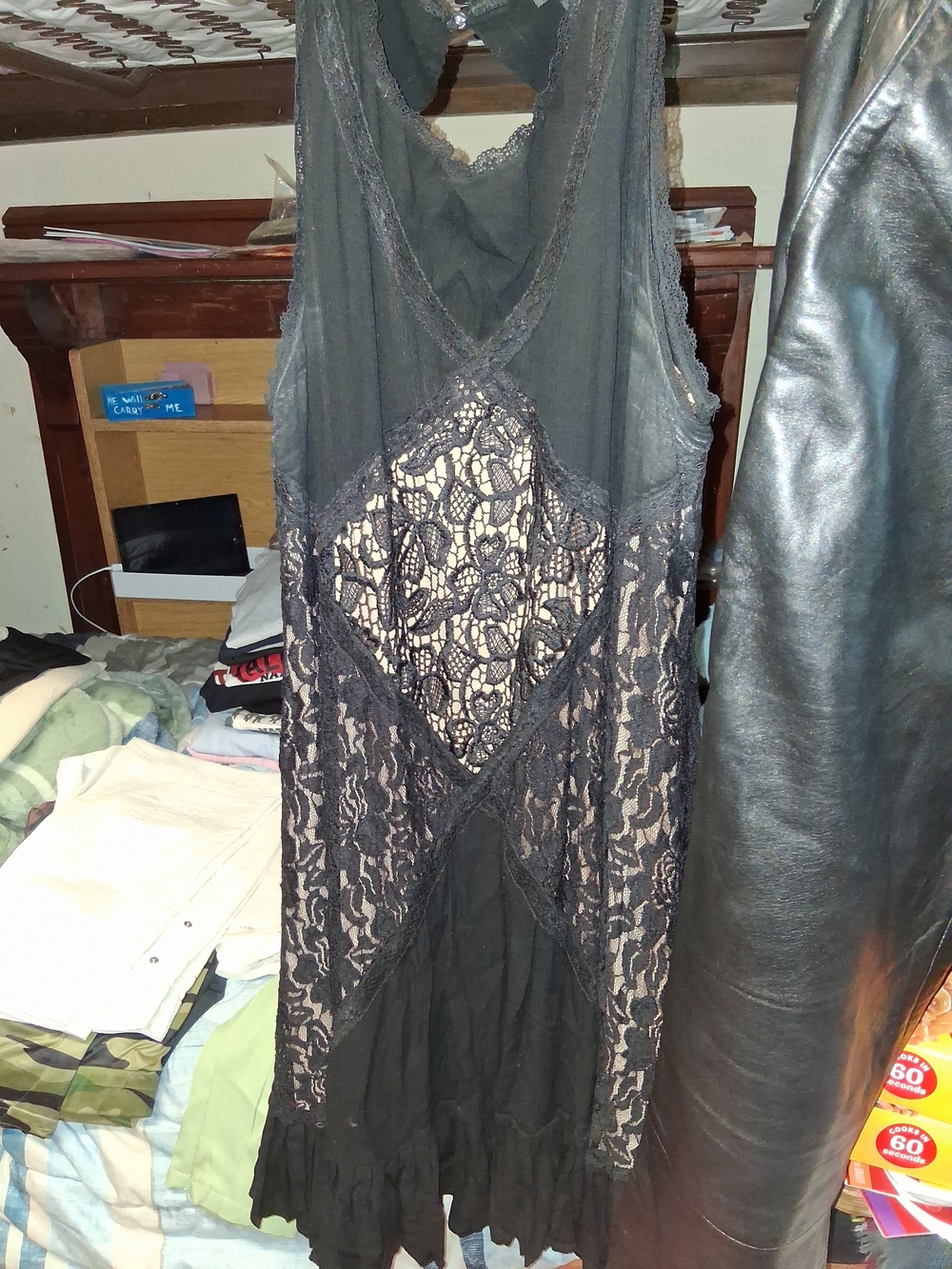 torrid Black Lace Trim Sleeveless Top